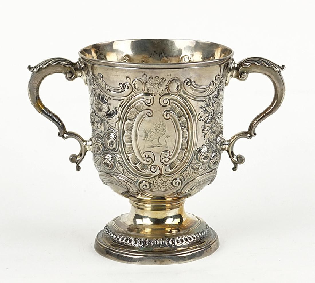 A George III English Silver Loving Cup. (1 of 1)