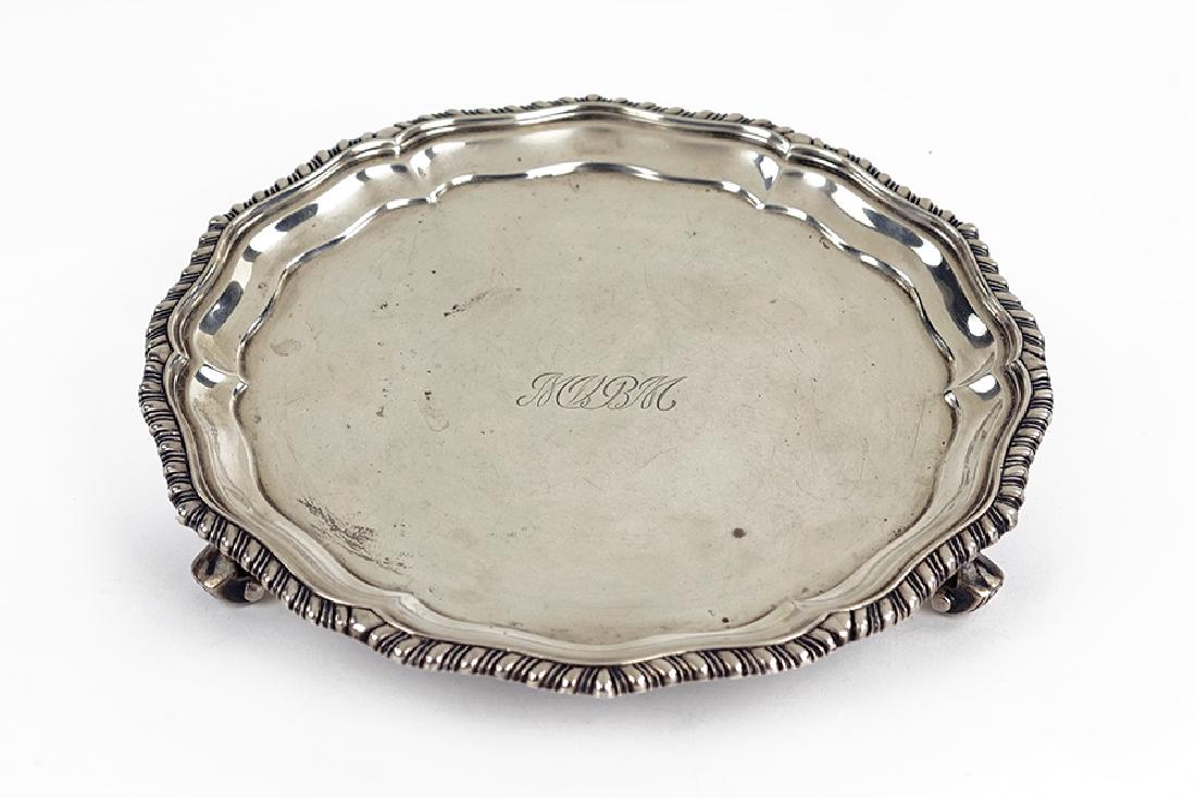 An English Silver Salver. (1 of 1)