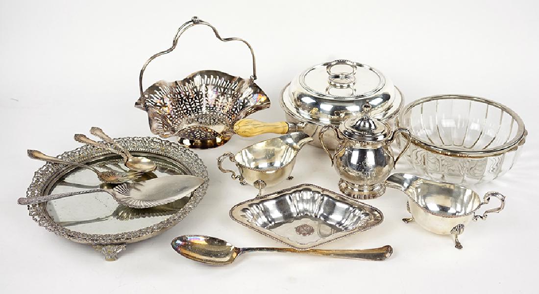A Collection of Silverplate. (1 of 1)