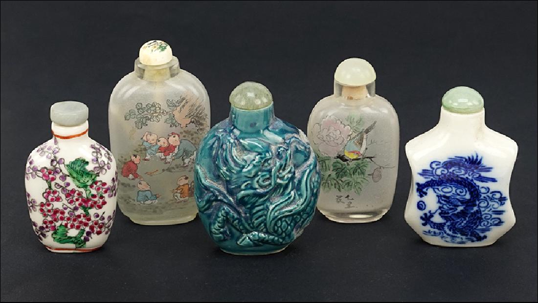 Two Chinese Porcelain Snuff Bottles. (1 of 1)