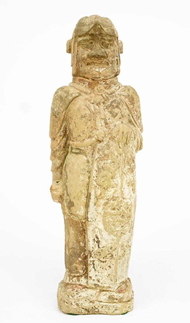 A Chinese Terra Cotta Figure. (1 of 1)