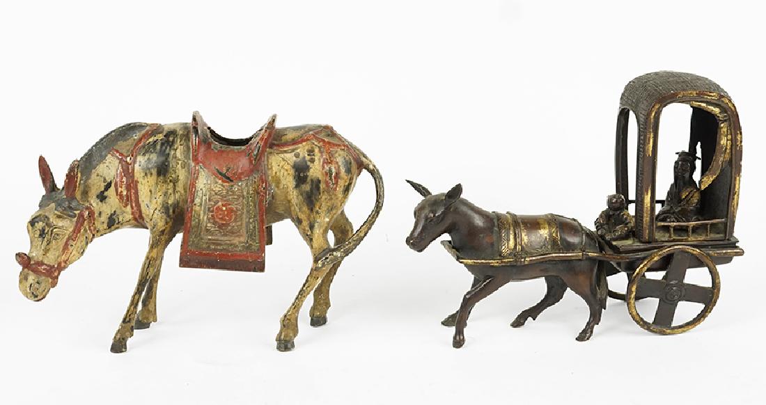 A Chinese Parcel Gilt Bronze Censor. (1 of 1)