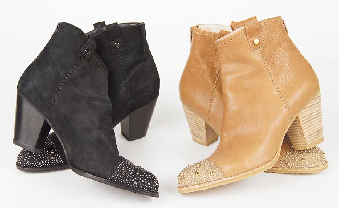 Two Pairs of Stuart Weitzman Booties. (1 of 1)