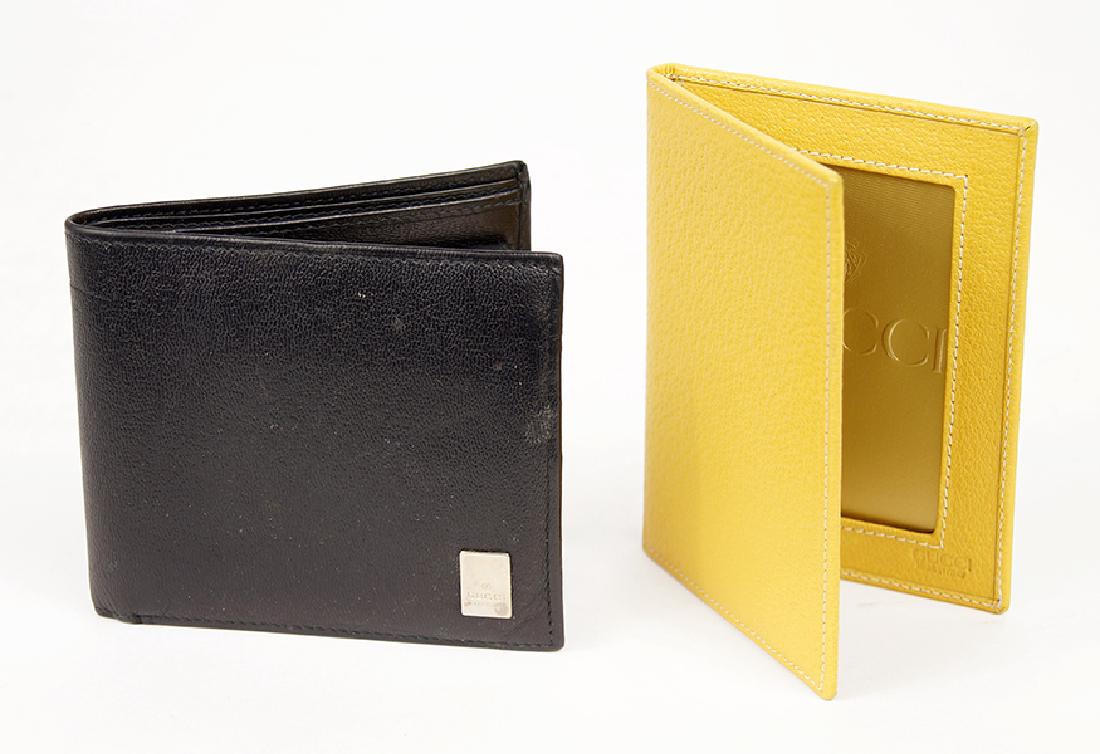 A Gucci Black Leather Wallet. (1 of 1)