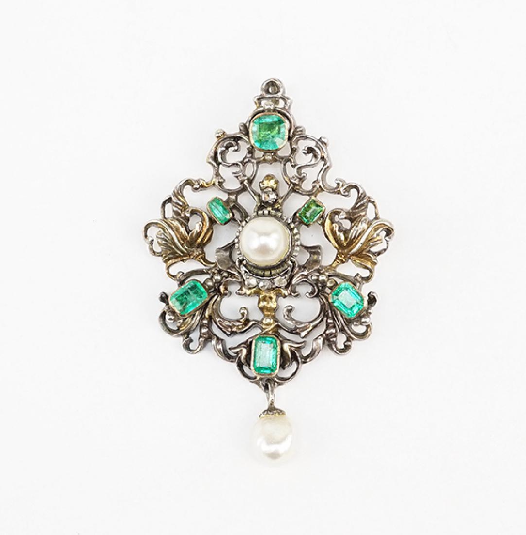 A 19th Century Continental Pendant. (1 of 1)