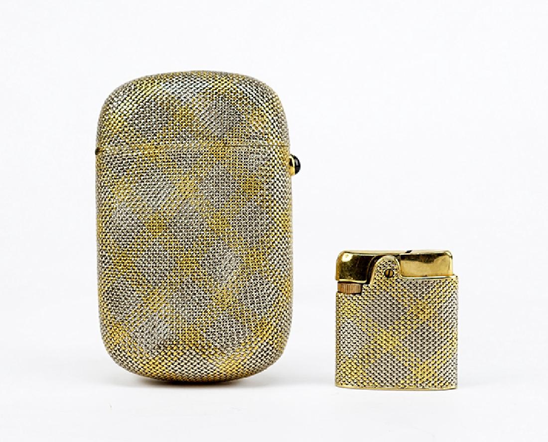 A Bulgari 18 Karat Gold Cigarette Case. (1 of 1)