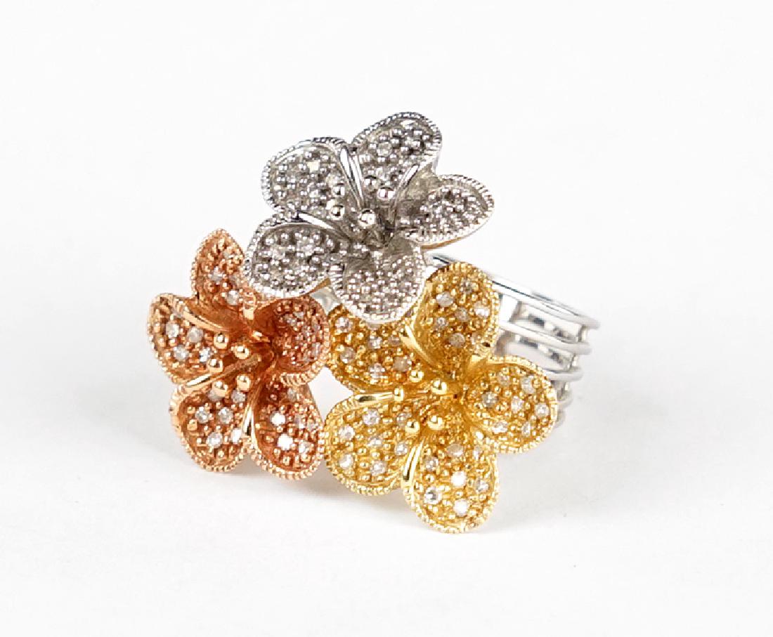 A Diamond Flower Ring. (1 of 1)