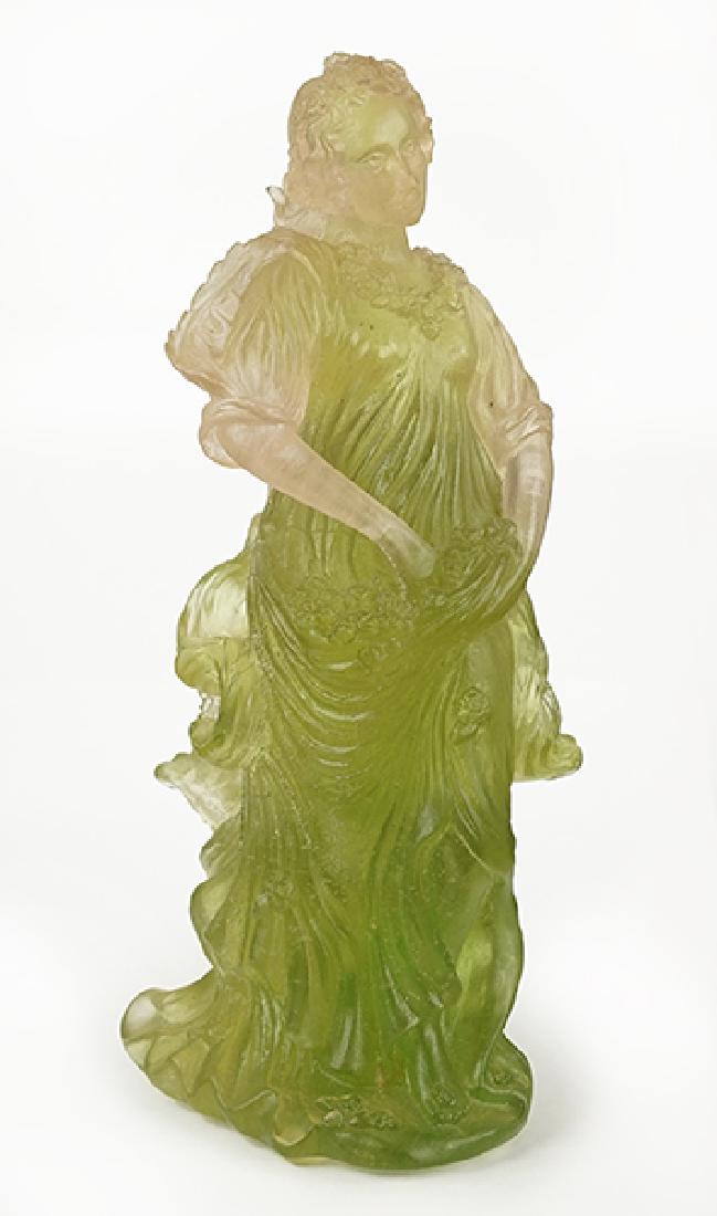 A Daum Pate De Verre Figure. (1 of 1)