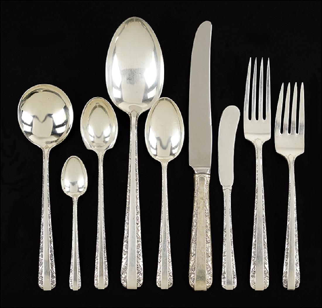 A Towle Sterling Silver Flatware Service. (1 of 1)
