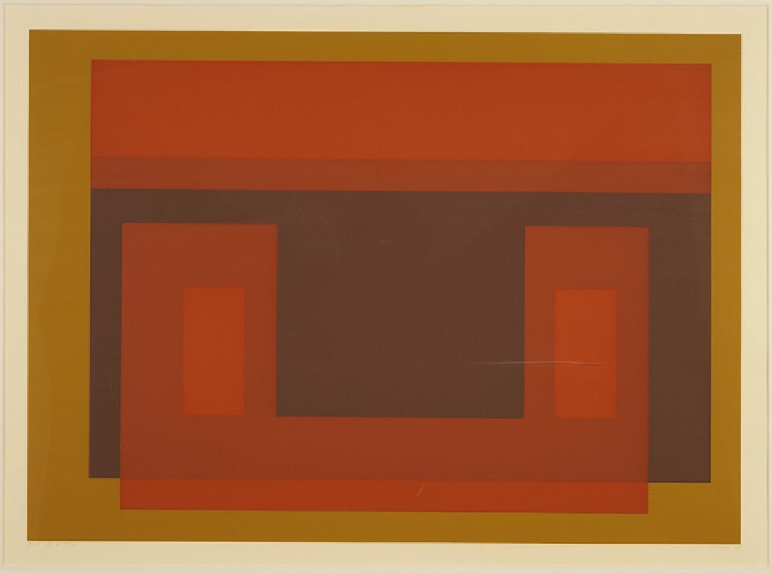 Josef Albers (German-American, 1888-1976) I-S Va 2. (1 of 10)