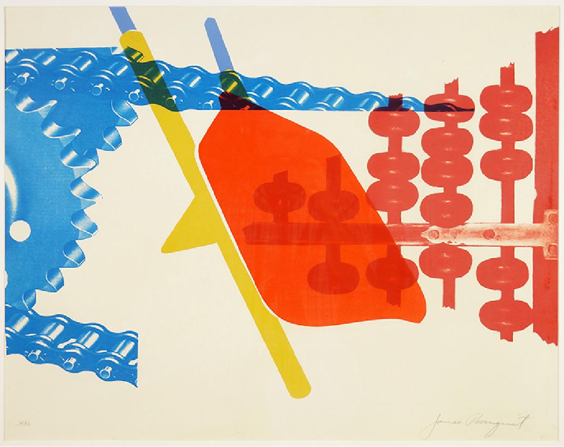 James Rosenquist (American, 1933-2017) Whipped Butter: James Rosenquist (American, 1933-2017) Whipped Butter for Eugen Ruchin. Color serigraph dated to 1965, from the portfolio '11 Pop Artists, Vol. II', one of 50 Roman numeral proofs aside from the editi