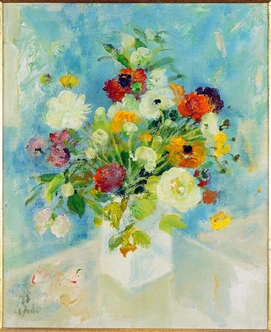 Le Pho (Vietnamese-French, 1907-2001) Bouquet. (1 of 9)