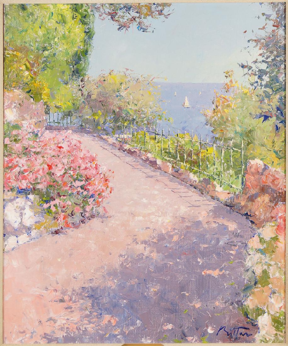 Pierre Bittar (French, B. 1934) Terrace Garden, France. (1 of 3)
