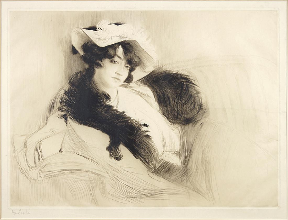 Edgar Chahine (Armenian-French, 1874-1947) Elvira. (1 of 9)