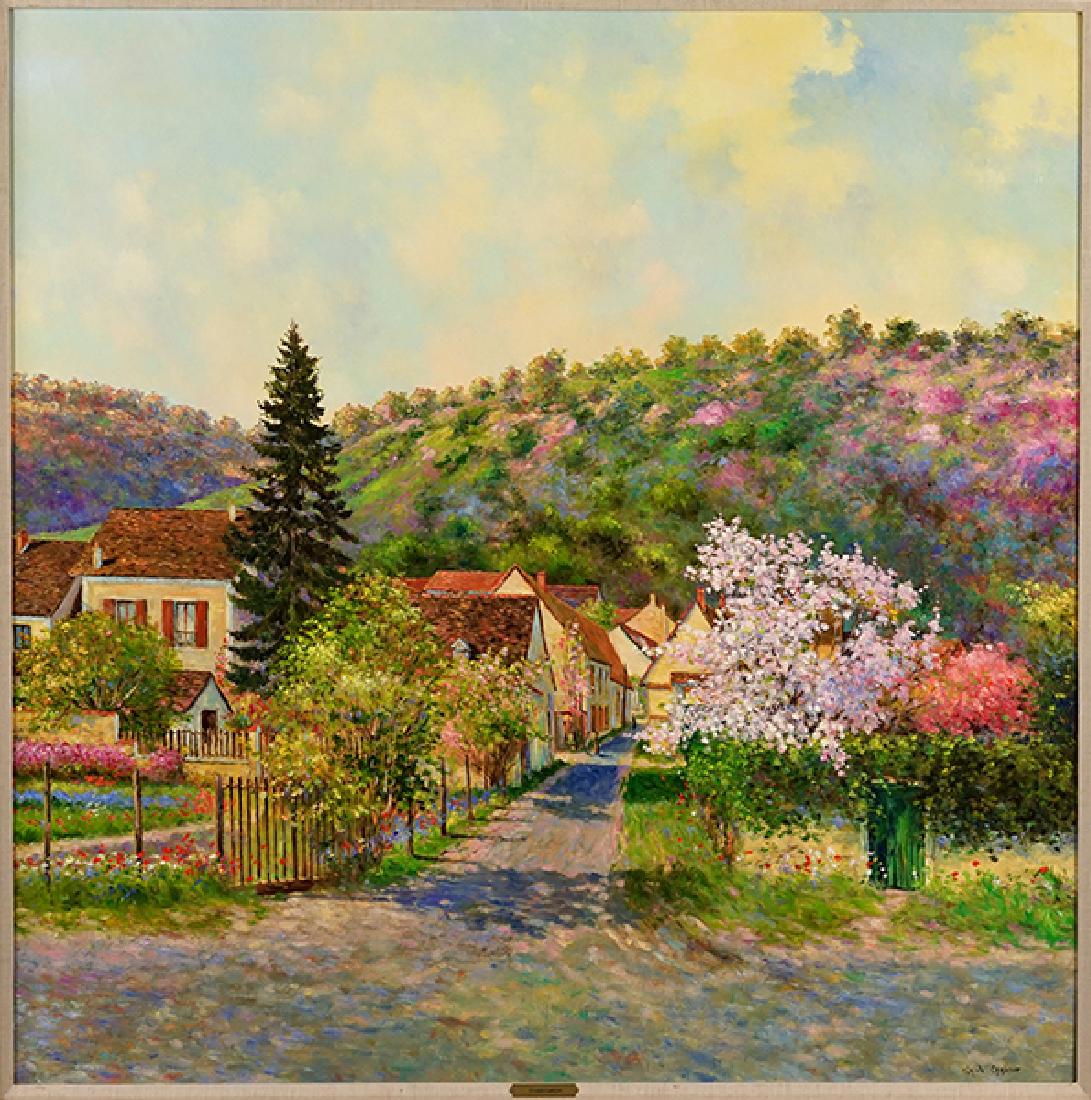Claude Cambour (French, B. 1940) Village in Spring. (1 of 10)