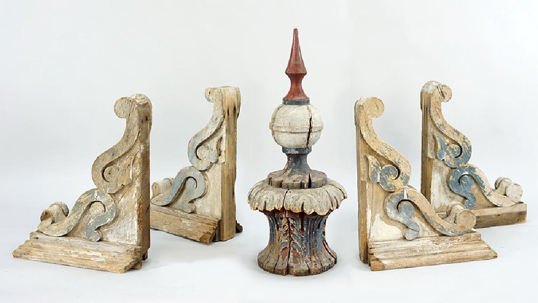 A Set of Four Corbels. (1 of 1)