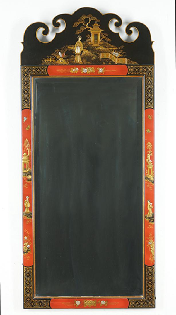 A Labarge Chinoiserie Style Mirror. (1 of 1)