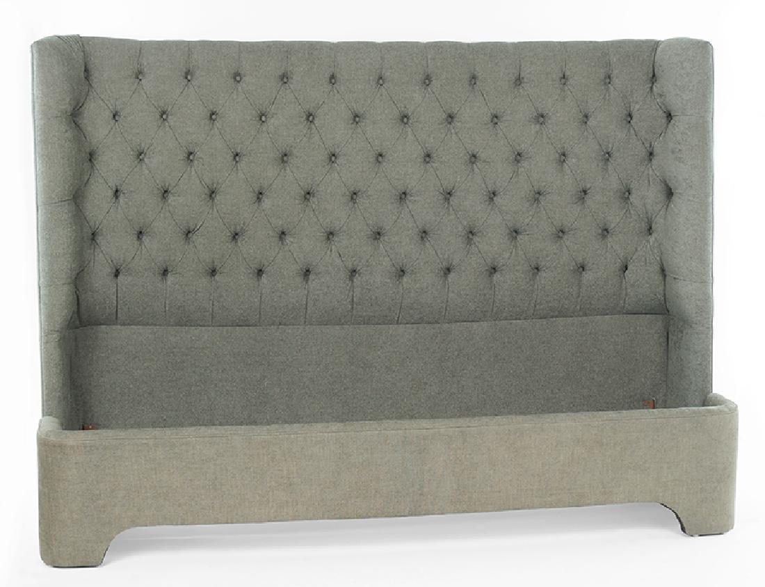 An Upholstered Bed Frame. (1 of 1)