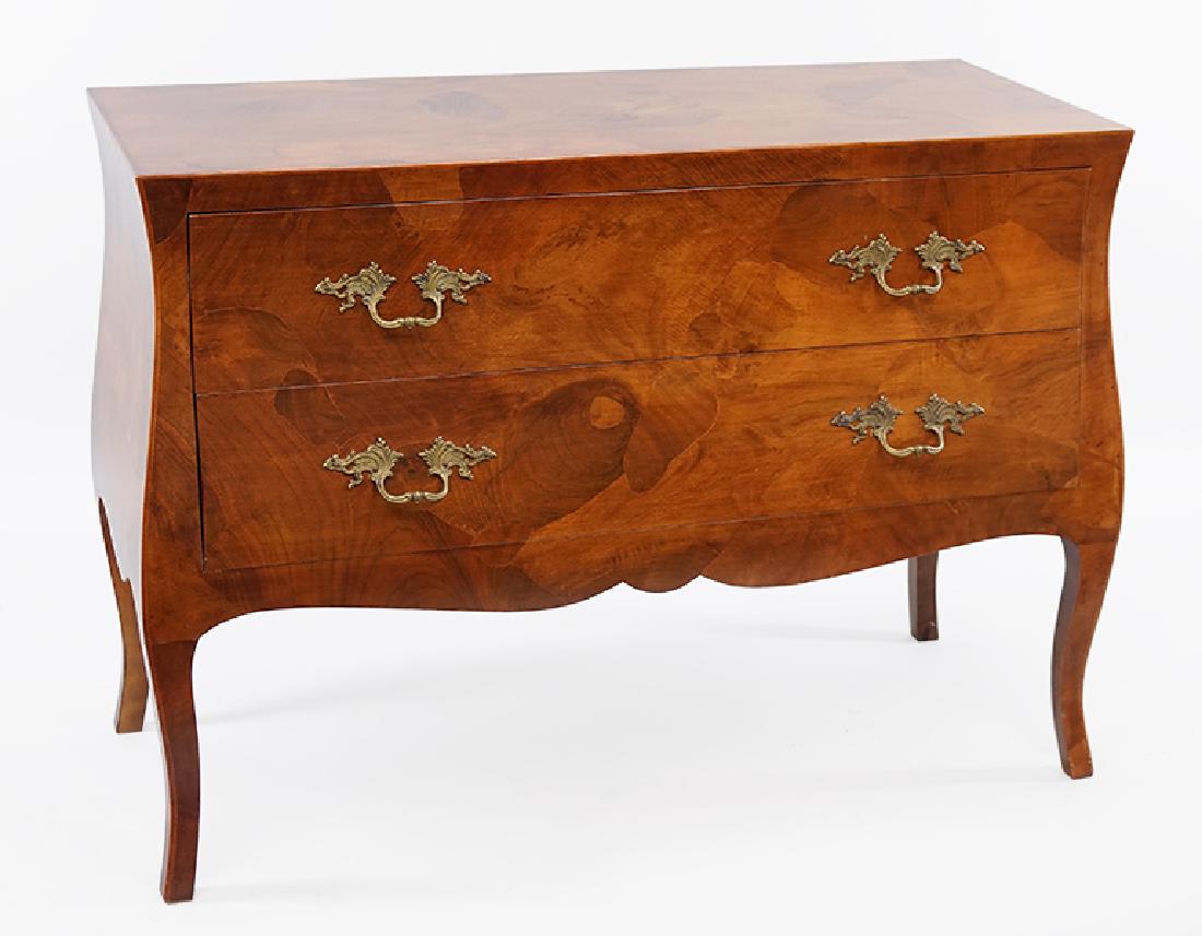 A French Style Two-Drawer Commode. (1 of 1)