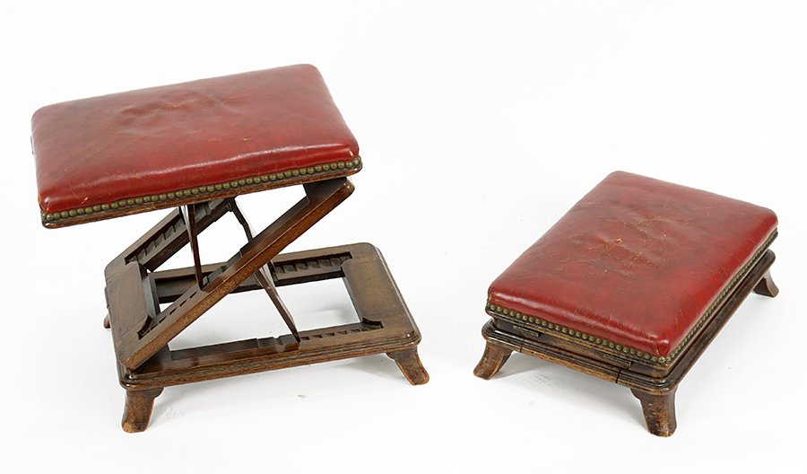 A Pair of English Gout Stools. (1 of 2)
