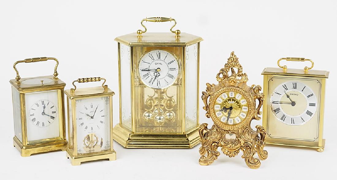 A Collection of Desk Clocks. (1 of 1)
