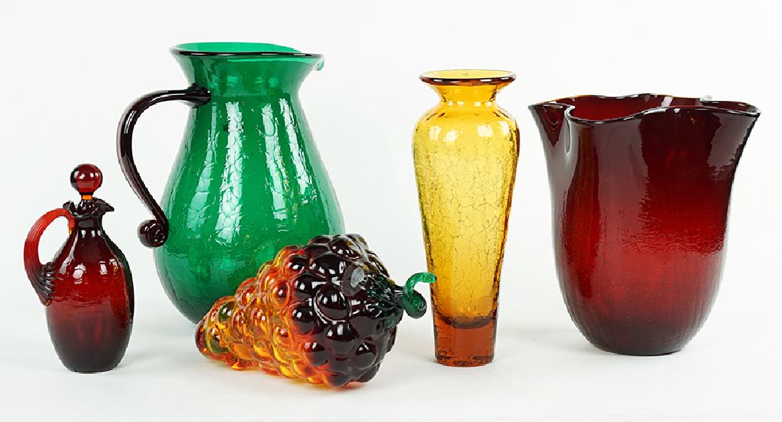 A Collection of Blenko Art Glass. (1 of 1)