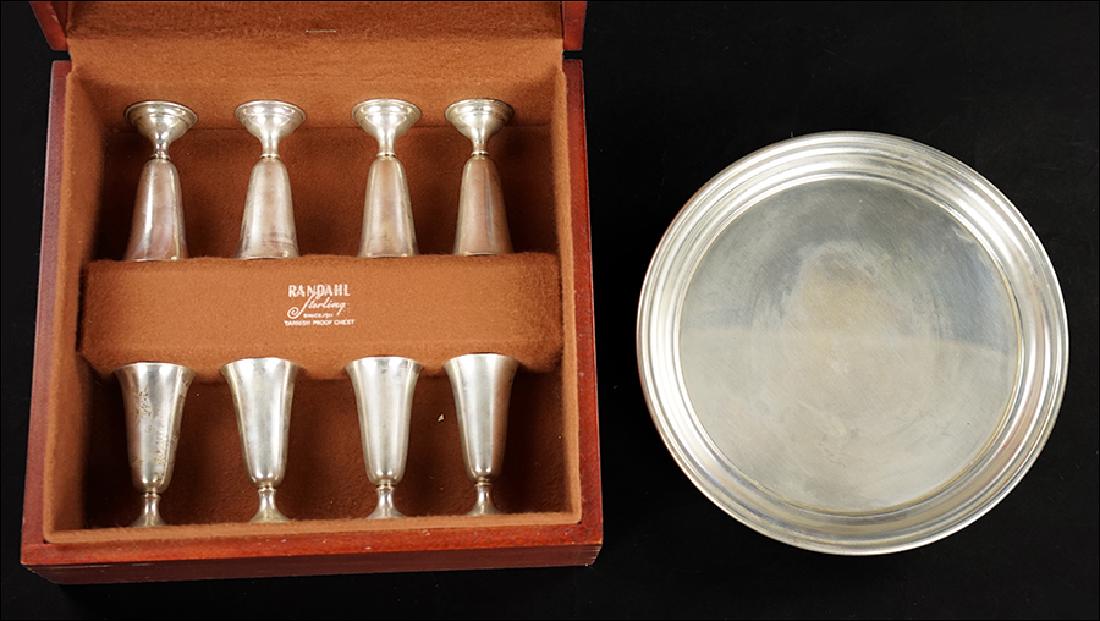 A Randahl Sterling Silver Cordial Suite. (1 of 1)
