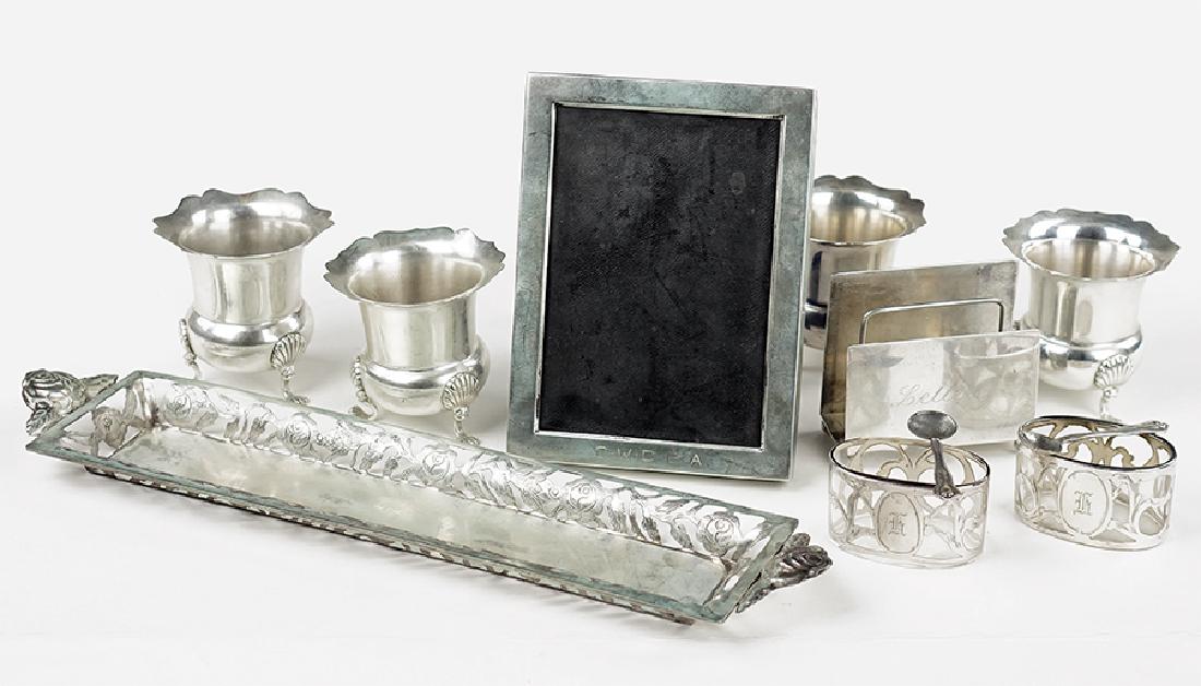 A Set of Four Fisher Sterling Silver Footed Cups. (1 of 1)