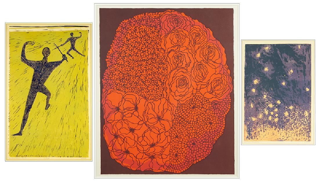 Margo Hoff (American, 1912-2008) Three Works. (1 of 1)