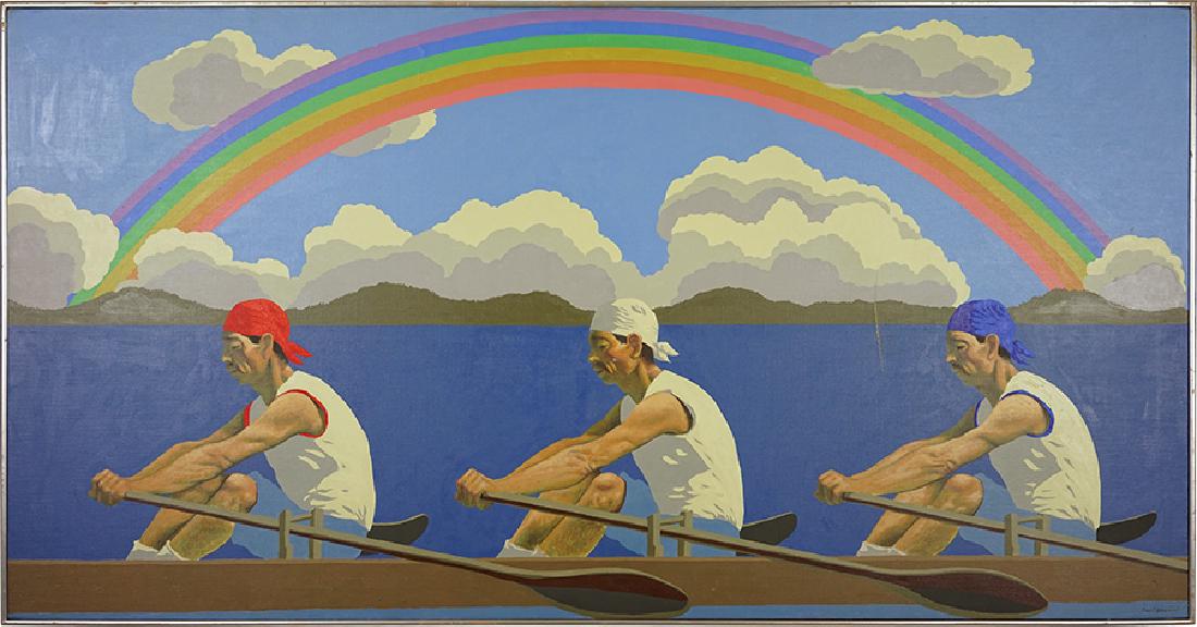 Sante Graziani (American, 1920-2005) Eakins' Rowers (1 of 1)