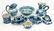 A Collection of Blue and White Porcelain Table