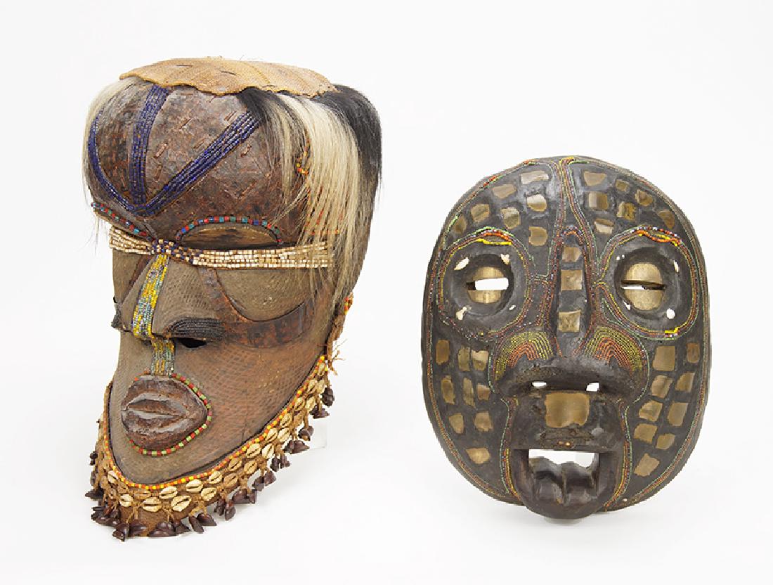 Two African Masks. (1 of 1)