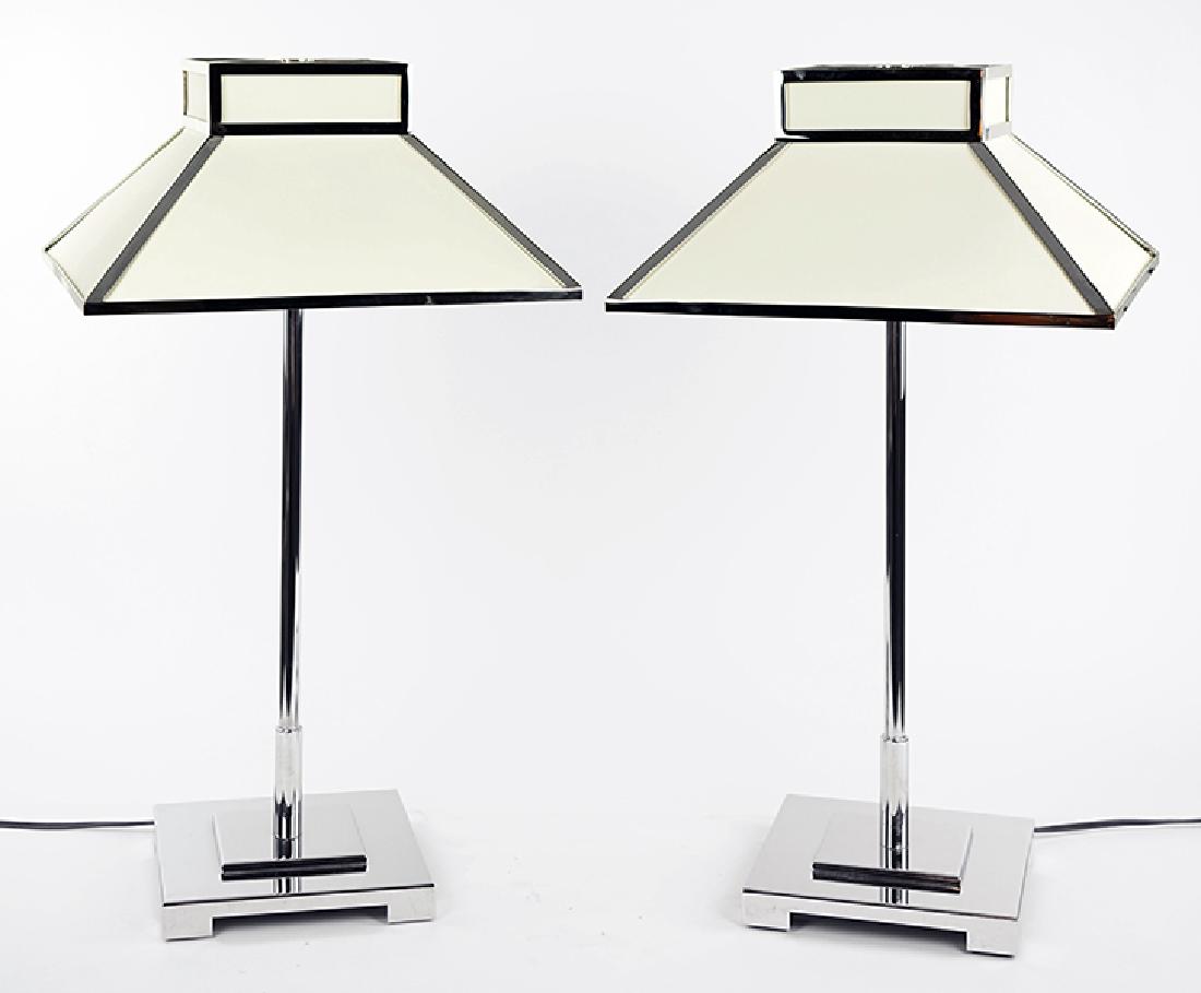 A Pair of Contemporary Table Lamps. (1 of 1)
