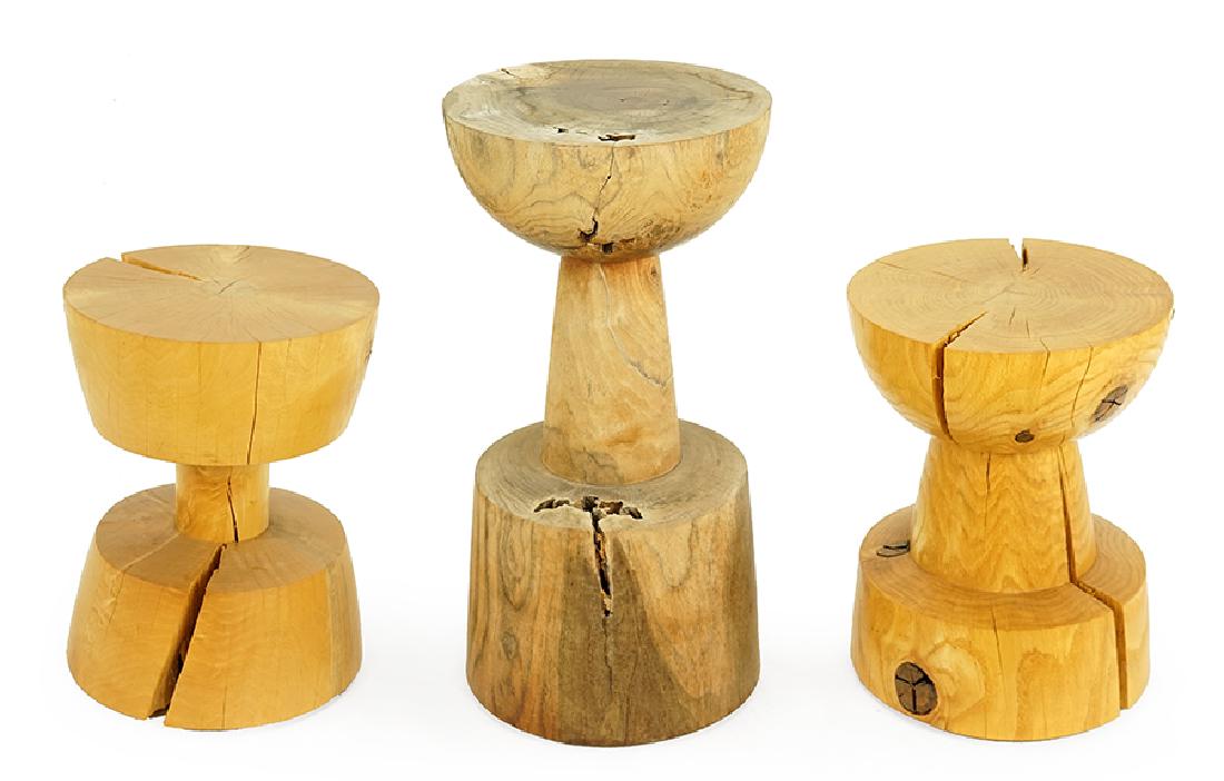 A Pair of Wood Side Tables. (1 of 1)