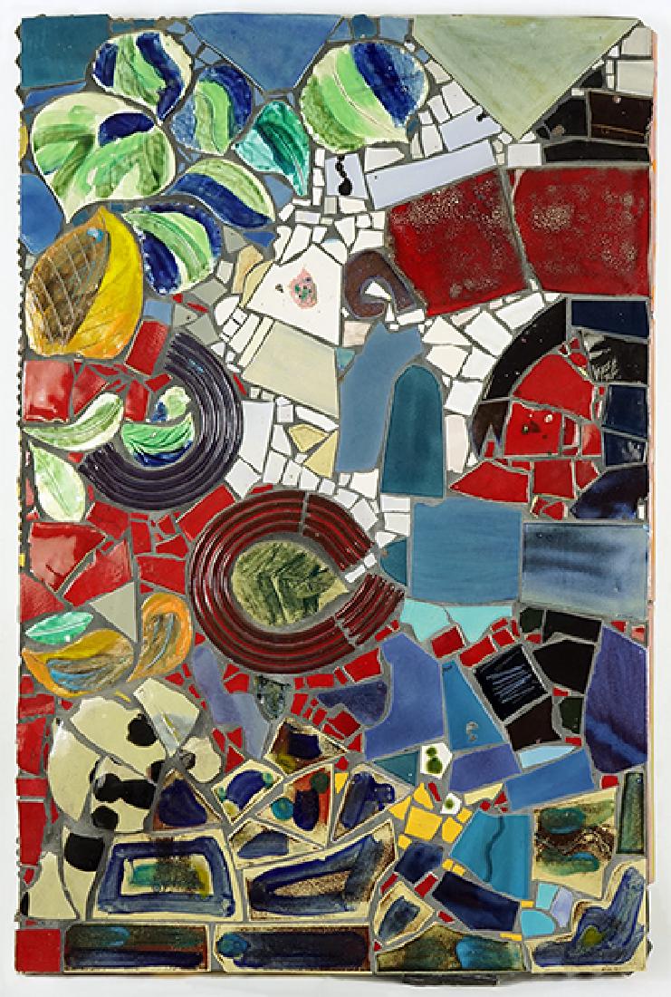 A Concrete Outdoor Wall Plaque. (1 of 1)