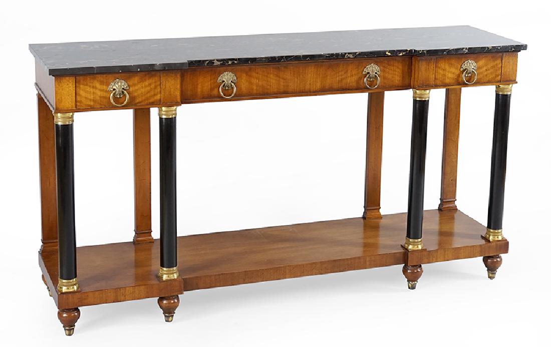 A John Widdicomb French Empire Style Console Table. (1 of 1)