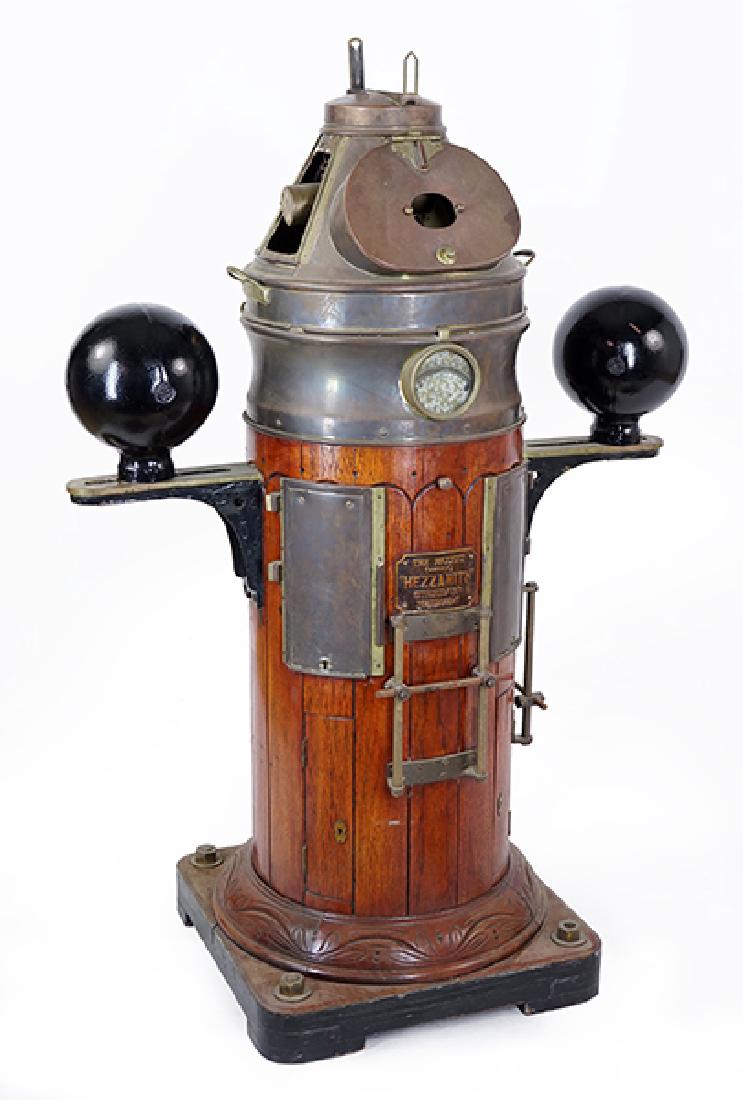 A Hezzandith Standard Ship's Binnacle.: A Hezzandith Standard Ship's Binnacle. 52" x 36" x 20"