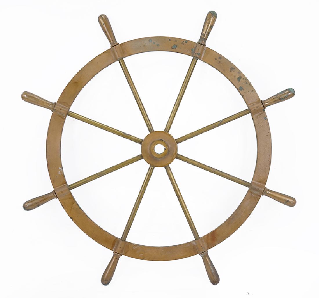 A Ship's Wheel.: A Ship's Wheel. Diameter: 42"