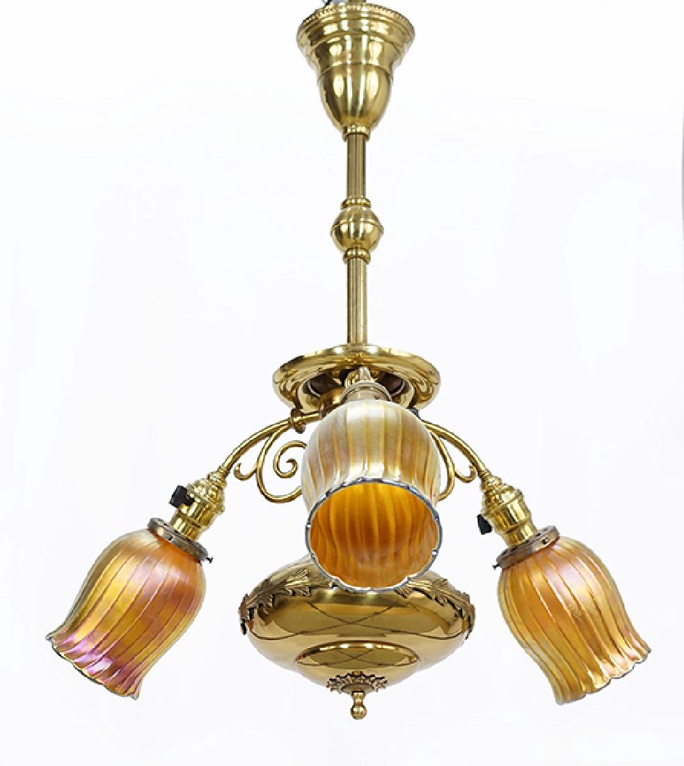 A Brass Hanging Fixture. (1 of 1)