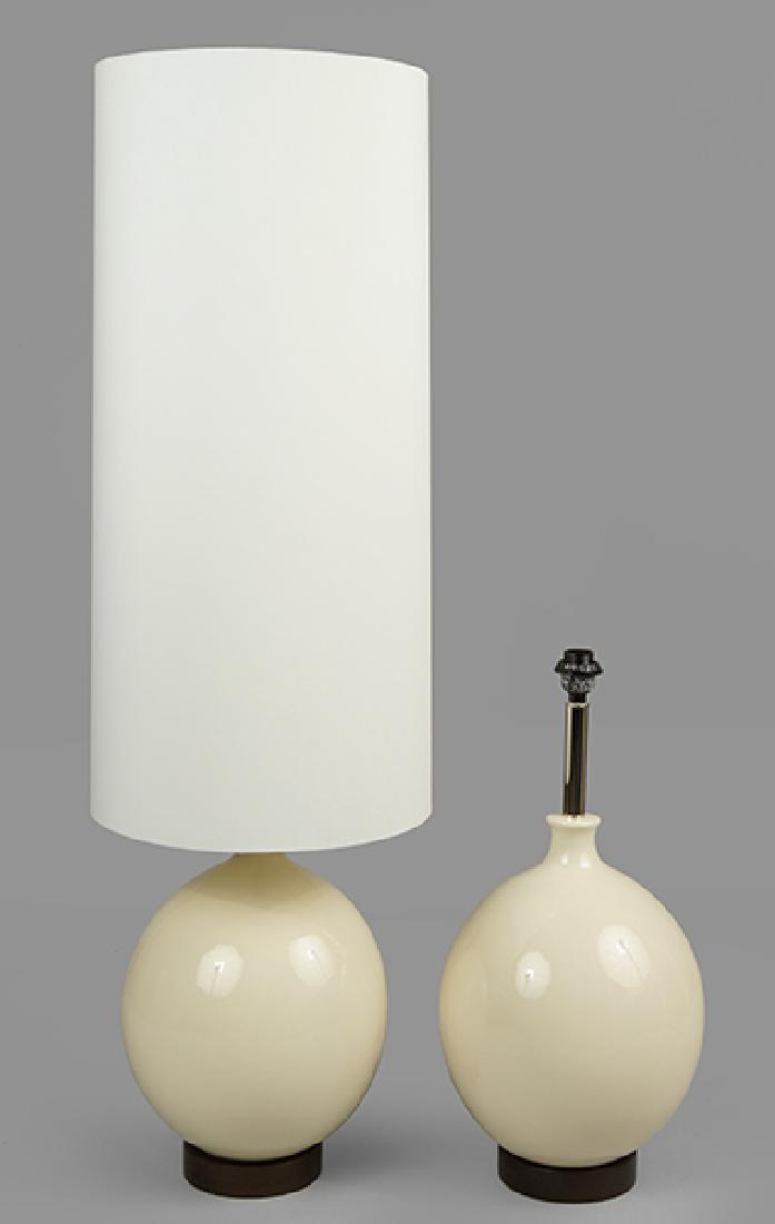 A Pair of Contemporary Ceramic Table Lamps. (1 of 2)