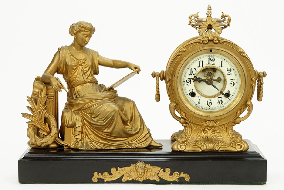 New Haven Figural Clock. (1 of 1)