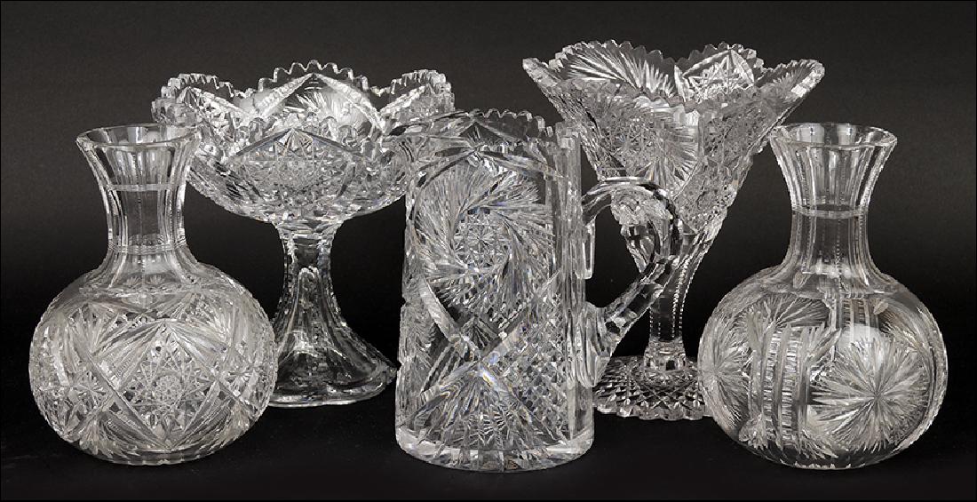 Collection of American Brilliant Cut Glass. (1 of 1)