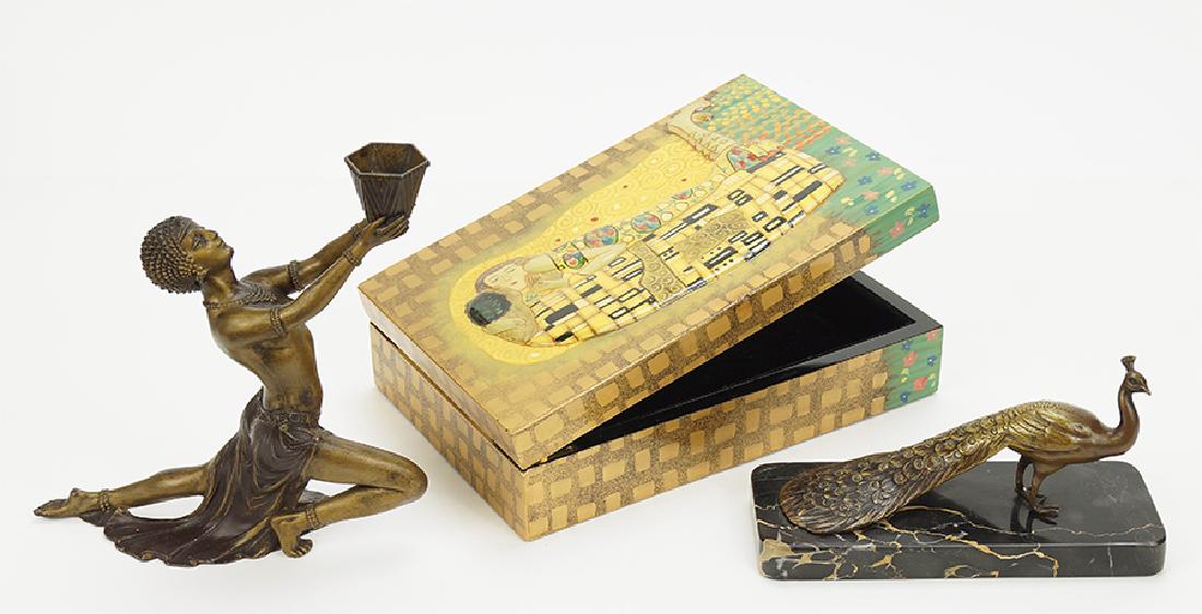 Gustav Klimt Enamel Trinket Box. (1 of 1)