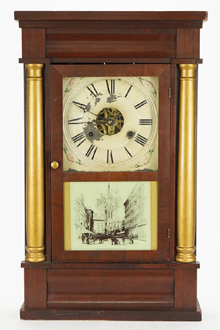 Seth Thomas Mahogany Wall Clock. (1 of 1)