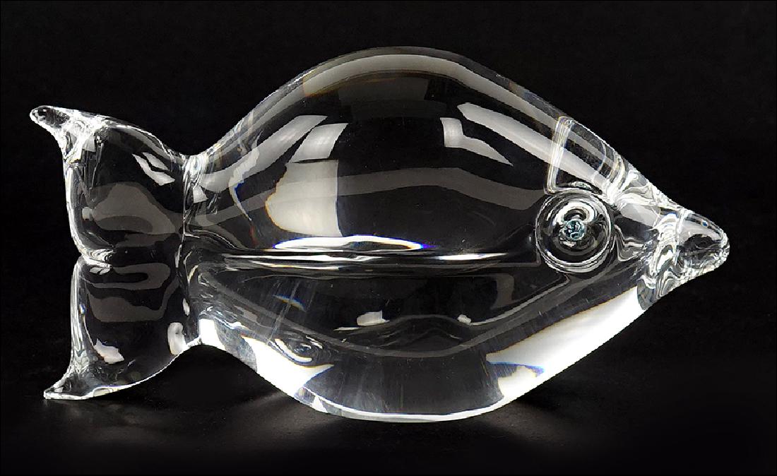 A Steuben Glass Reef Fish. (1 of 1)