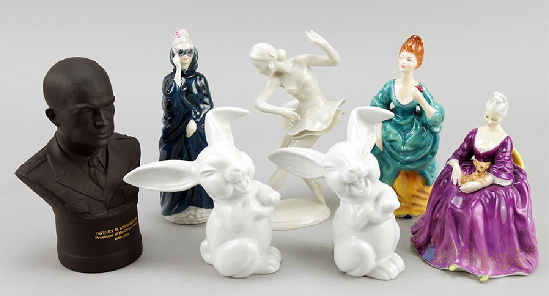 Three Royal Doulton Porcelain Figures of Ladies. (1 of 1)