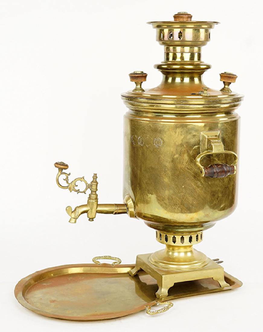 A Russian Brass Samovar. (1 of 1)