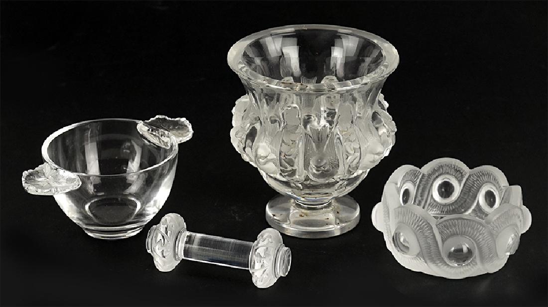 A Lalique Dampierre Vase. (1 of 1)