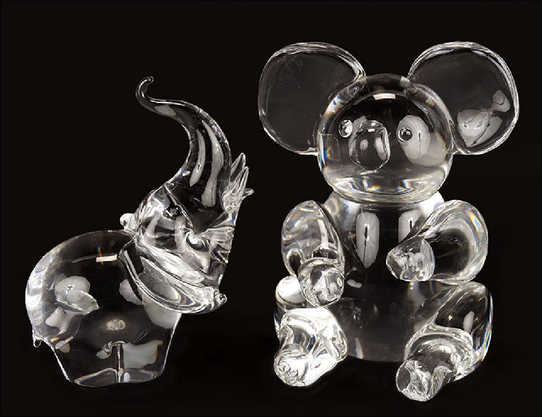 A Large Steuben Glass Koala. (1 of 1)