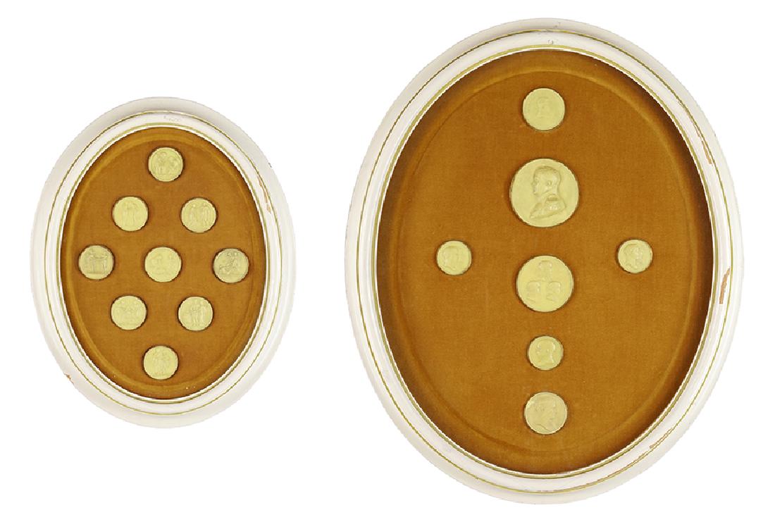 A Collection of Wax Grand Tour Cameos. (1 of 1)